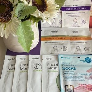 NEW 9 Skin Care Face Eye Foot Masks Bundle